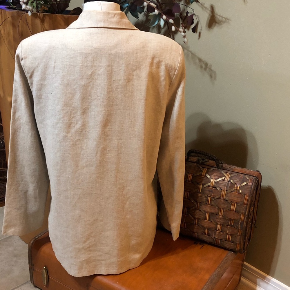 Willow Ridge | Cream One Button Blazer - Picture 3 of 5